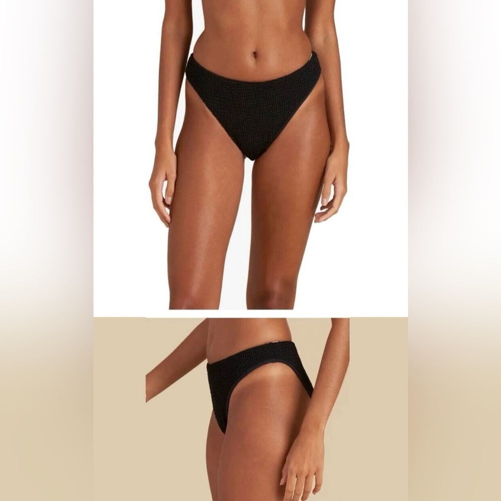 Veronica Beard Women's Black Marau Swim Bikini Bottoms Size XS
